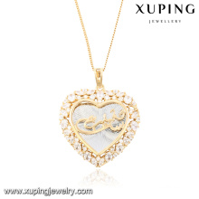 32684 Fashion Cubic Zirconia Jewelry Necklace Pendant in Heart-Shaped